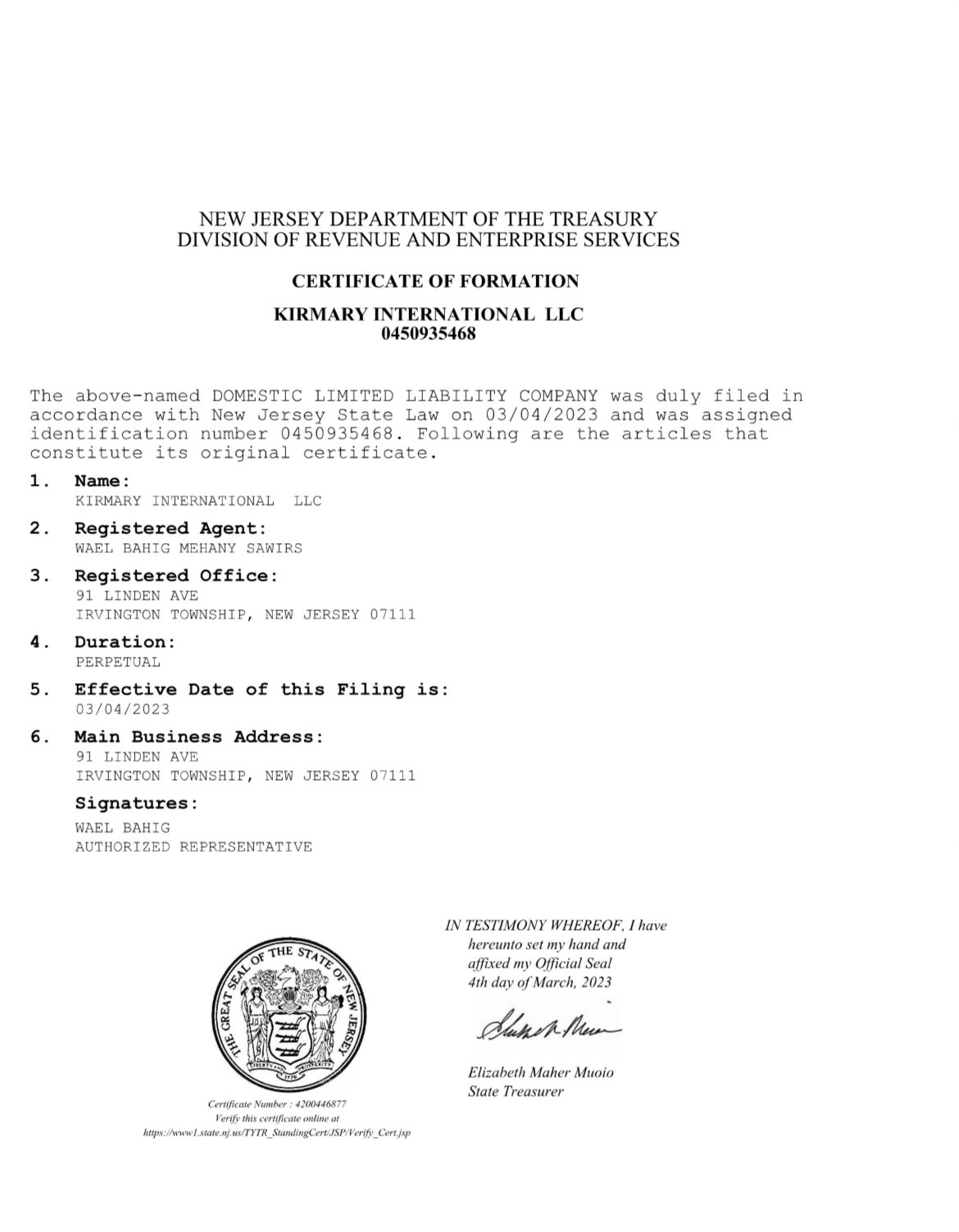 Certificate 2